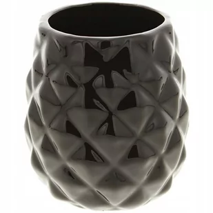 Czarny Ceramiczny Dekoracyjny Kubek Do Łazienki - Kubki na szczoteczki do zębów - miniaturka - grafika 1