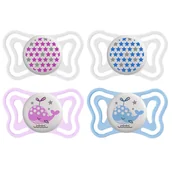 Smoczki uspokajające - Chicco Smoczek do uspokajania PHYSIO Light Silikonowy 2-6 m+ 2 SZT - LUMI 23107271 - miniaturka - grafika 1
