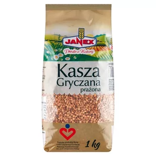 Janex Kasza gryczana prażona 1 kg - Kasza - miniaturka - grafika 1