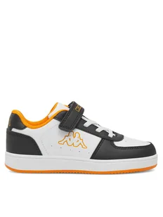 Kappa Sneakersy Logo Malone Ev Kid 36185LW Biały - Buty dla chłopców - miniaturka - grafika 1