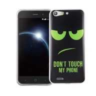 Etui i futerały do telefonów - Etui na telefon komórkowy do ZTE Blade V6 Etui ochronne z motywem Slim Silicone TPU Dont Touch my Phone Green - miniaturka - grafika 1