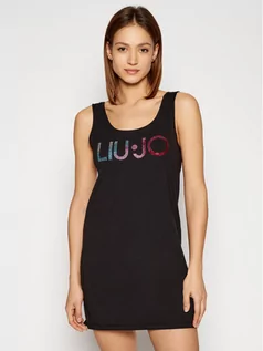 Sukienki - LIU JO Beachwear Sukienka letnia VA1060 J5003 Czarny Regular Fit - grafika 1