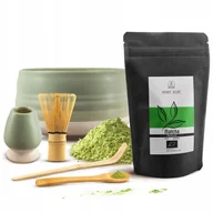 Herbata - Zestaw Akcesoriów do parzenia herbaty Matcha Japońska Premium Bio 30g - miniaturka - grafika 1