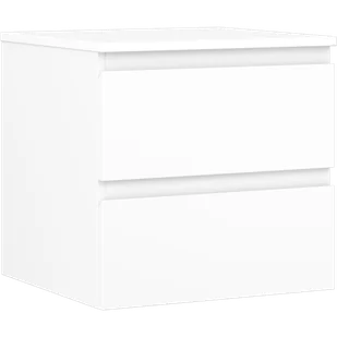 Mexen Orio szafka łazienkowa podumywalkowa 50 cm z blatem, 2 szuflady, biała mat - 91A10-05047-2-BFFC01 - Szafki łazienkowe - miniaturka - grafika 1