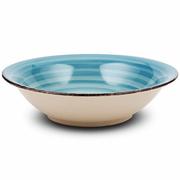 Talerze - Talerz ceramiczny FADED BLUE obiadowy głęboki na zupę 22 cm kod: O-10-099-223 - miniaturka - grafika 1