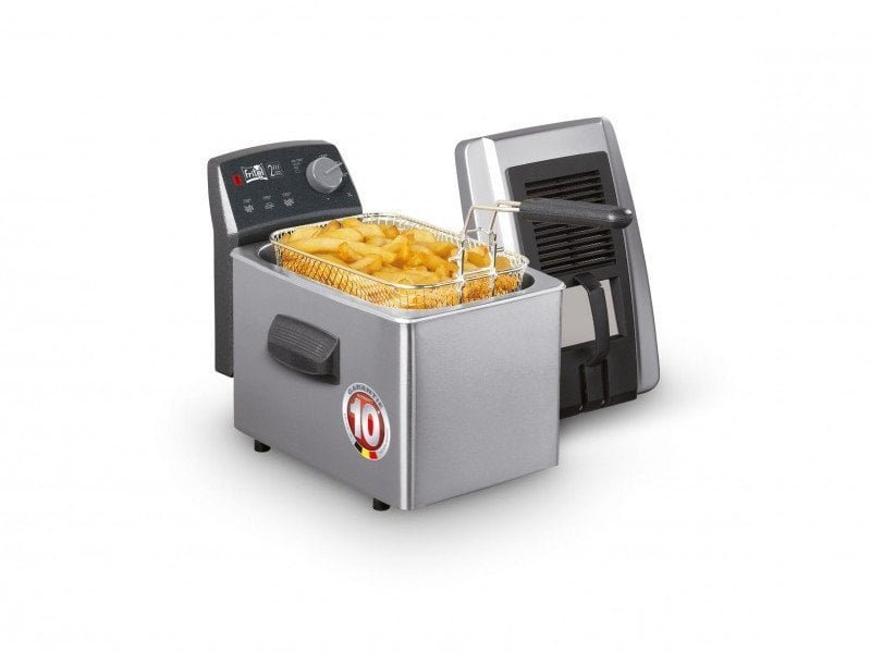FRITEL Turbo SF 4170 – Frytkownica elektryczna Turbo SF, 3 L, filtr oleju, stalowa
