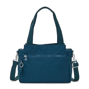 Kipling Elysia Średnia Torba na Ramię, z Odpinanym Paskiem na Ramię, 29.5 x 23 x 12.5, Cosmic Emerald, Zielony - Torebki damskie - miniaturka - grafika 1