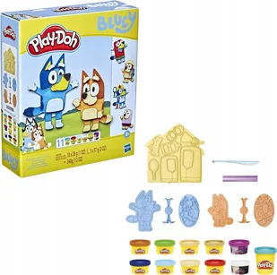 Play-Doh Ciastolina Bluey I Bingo + Akcesoria Zestaw Dla Dzieci Prezent - Masy plastyczne - miniaturka - grafika 1
