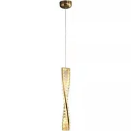 Lampy sufitowe - Bohemia - Kryształowa Lampa Wisząca 50cm LED złoty - miniaturka - grafika 1