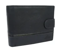 Portfele - Portfel Męski Skórzany EL FORREST Skóra Licowa Poziomy Z Zapięciem Z Zapinką Wewnątrz 892 33 RFID GRANATOWY 12.5 x 9.5 x 3 [cm] - miniaturka - grafika 1