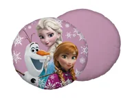 Kołdry i poduszki dla dzieci - Poduszka 35 cm Frozen Kraina Lodu różowa kształtka przytulanka - miniaturka - grafika 1