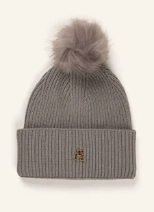 Tommy Hilfiger Czapka grau - Czapki damskie - miniaturka - grafika 1