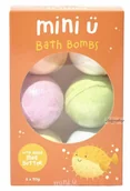 Kosmetyki kąpielowe dla dzieci - Mini U - Bath Bombs - Zestaw 6 musujących kul do kąpieli dla dzieci - 6 x 50 g - miniaturka - grafika 1