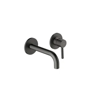 Bateria umywalkowa Simplon Szary OMNIRES - Baterie umywalkowe - miniaturka - grafika 1