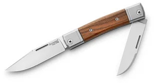 Lionsteel TWO ostrza M390 Clip+Wharncliffe, Rękojeść z drewna Santos, Tytanowy bolster i linery BM13 - Scyzoryki - miniaturka - grafika 1