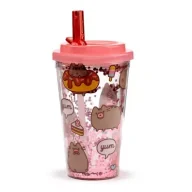 Kubki - Violet Kubek 450ml Pusheen plastikowy CUP78 - miniaturka - grafika 1