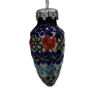 Bombki - Ceramiczna bombka choinkowa Ceramika Bolesławiec - miniaturka - grafika 1