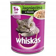 Mokra karma dla kotów - Whiskas Adult Jagnięcina puszka 24x400g + DREAMIES Snacky Mouse 60g z zabawką ! - miniaturka - grafika 1
