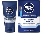 Zestawy kosmetyków męskich - Nivea MEN Face Duo Pack, zestaw do pielęgnacji twarzy z żelem do mycia Men Protect & Care (100 ml) i kremem do pielęgnacji twarzy Men Protect & Care (75 ml), zestaw do pielęgnacji dla mężc - miniaturka - grafika 1