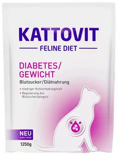Kattovit Diabetes 1250g karma sucha - Mokra karma dla kotów - miniaturka - grafika 1
