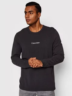 Piżamy męskie - Calvin Klein Underwear Longsleeve 000NM2171E Czarny Regular Fit - grafika 1