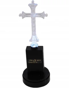 Duży Wkład Do Zniczy Krzyż Led Znicz Czarny 18Cm - Lampiony i znicze - miniaturka - grafika 1