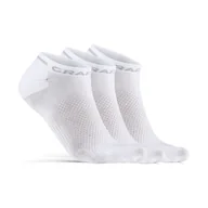 Skarpetki męskie - Skarpety do kostki CRAFT CORE DRY SHAFLESS SOCK 3-PACK 1910639-900000 – Biały - miniaturka - grafika 1