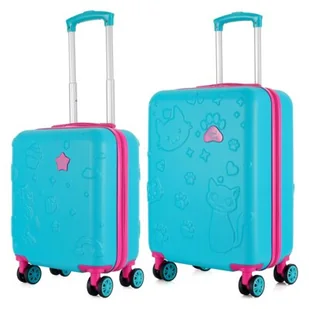 Zestaw walizek SEMI LINE T5880-0 44.5/54.5 cm Jasnoniebieski - Walizki - miniaturka - grafika 1