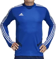 Bluzy męskie - Adidas Bluza piłkarska Tiro 19 Training Top M niebieska r. XL DT5277 - miniaturka - grafika 1