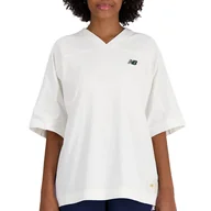 Koszulki i topy damskie - Koszulka New Balance WT41512SST  - biała - miniaturka - grafika 1