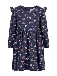 happy girls by Eisend Sukienka w kolorze granatowym ze wzorem - Sukienki - miniaturka - grafika 1