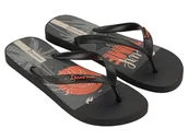 Klapki i japonki męskie - Klapki japonki męskie czarne basenowe plażowe Ipanema 83478-AP513-39-40 - miniaturka - grafika 1