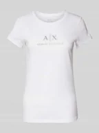 Koszulki i topy damskie - T-shirt z nadrukiem z logo - miniaturka - grafika 1