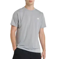 Koszulki męskie - Koszulka męska NB MT51801YST SPORT SLEEVE Szara - miniaturka - grafika 1