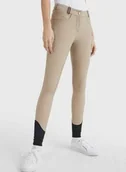 Bryczesy - Tommy Hilfiger Equestrian Bryczesy damskie KNEEGRIP CLASSIC - beige - miniaturka - grafika 1