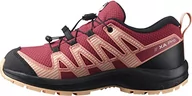 Buty dla chłopców - Salomon XA Pro V8 Climasalomon wodoodporne dziecięce buty outdoorowe, precyzyjne dopasowanie, przyczepność w każdym terenie, sportowy wygląd, Earth Red, 31 EU - miniaturka - grafika 1