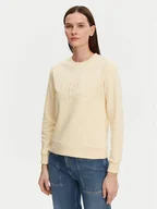 Bluzy damskie - Gant Bluza Tonal Archive Shield 4200663 Beżowy Regular Fit - miniaturka - grafika 1