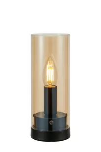 Lampa Stołowa Post 108719 1Xe14 Czarna - Lampy stojące - miniaturka - grafika 1