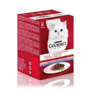 Mokra karma dla kotów - Gourmet Mon Petit mix mięsny 50g x 6 (multipak x 1) - miniaturka - grafika 1