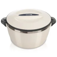 Kubki termiczne - Termos obiadowy stalowy termomisa na zupę lody duży kremowy TERMO 3,5L ORION 128523 - miniaturka - grafika 1