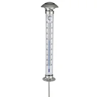 Lampy ogrodowe - vidaXL HI Ogrodowa lampka solarna z termometrem 435244 - miniaturka - grafika 1