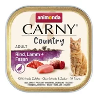 Mokra karma dla kotów - animonda Carny mokra karma dla kota dorosłego Country Wołowina jagnięcina bażant 128x100 g - miniaturka - grafika 1