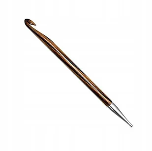 szydełko tunezyjskie serii NATURAL roz. 3,5 PRYM 223701 do łączenia żyłką . - Pasmanteria - miniaturka - grafika 1