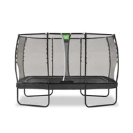Trampoliny - Exit Trampolina ogrodowa Allure Premium 214x366 - Czarna - miniaturka - grafika 1