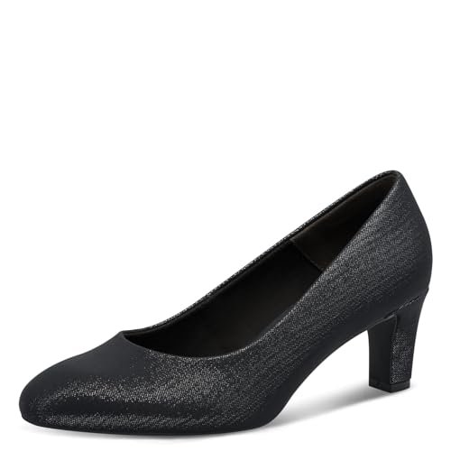 Tamaris Damskie czółenka 1-22418-41, Pewter Glam, 39 EU, pewter glam, 39 EU