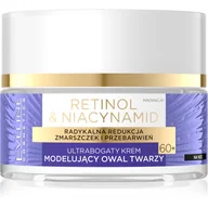 Kremy do twarzy - Eveline Retinol & Niacynamid - Krem na noc 60+ 50ml - miniaturka - grafika 1