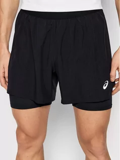 Spodnie sportowe męskie - Asics Road 2-N-1 5" szorty Mężczyźni, performance black S 2021 Legginsy kompresyjne 2011A838001-S - grafika 1