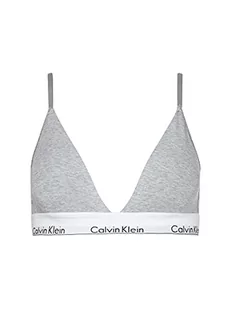 Calvin Klein Damski biustonosz trójkąt Ll, szary, L - Biustonosze - miniaturka - grafika 1