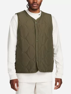 Kamizelki męskie - Bezrękawnik męski Nike Life Woven Insulated Military Vest "Cargo Khaki" DX0890-325 L Zielony (196607611173) - grafika 1