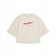 Koszulki i topy damskie - PUMA KOSZULKA PREMIUM ESS OVERSIZED GRAPHIC 62977687 r M - miniaturka - grafika 1
